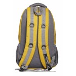Aqsa ALB54 Stylish Laptop Bag (Yellow and Grey)